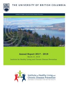 2017 – 2018 IHLCDP Annual Report