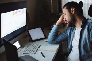 Being sleep deprived can make tedious tasks seem tougher
